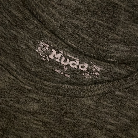 MUDD Round Neckline, Sleeveless, Tank Top, Mint Green/Black, Size Medium - Picture 3 of 4